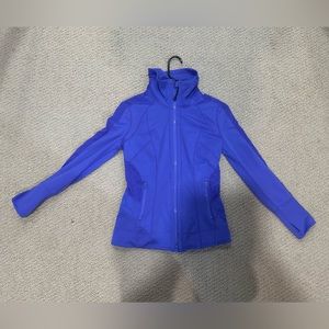 zella purple zip up jacket
